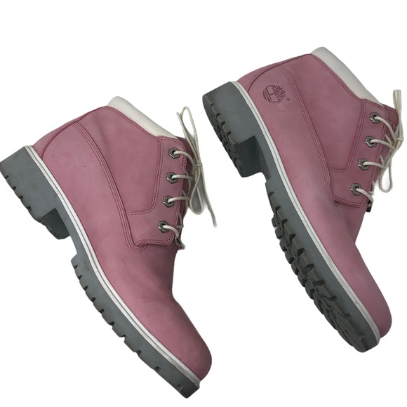 pink chukka boots